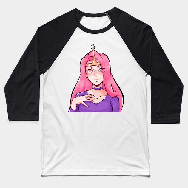 Bonnibel Bubblegum Baseball T-Shirt by HeyMrDeath